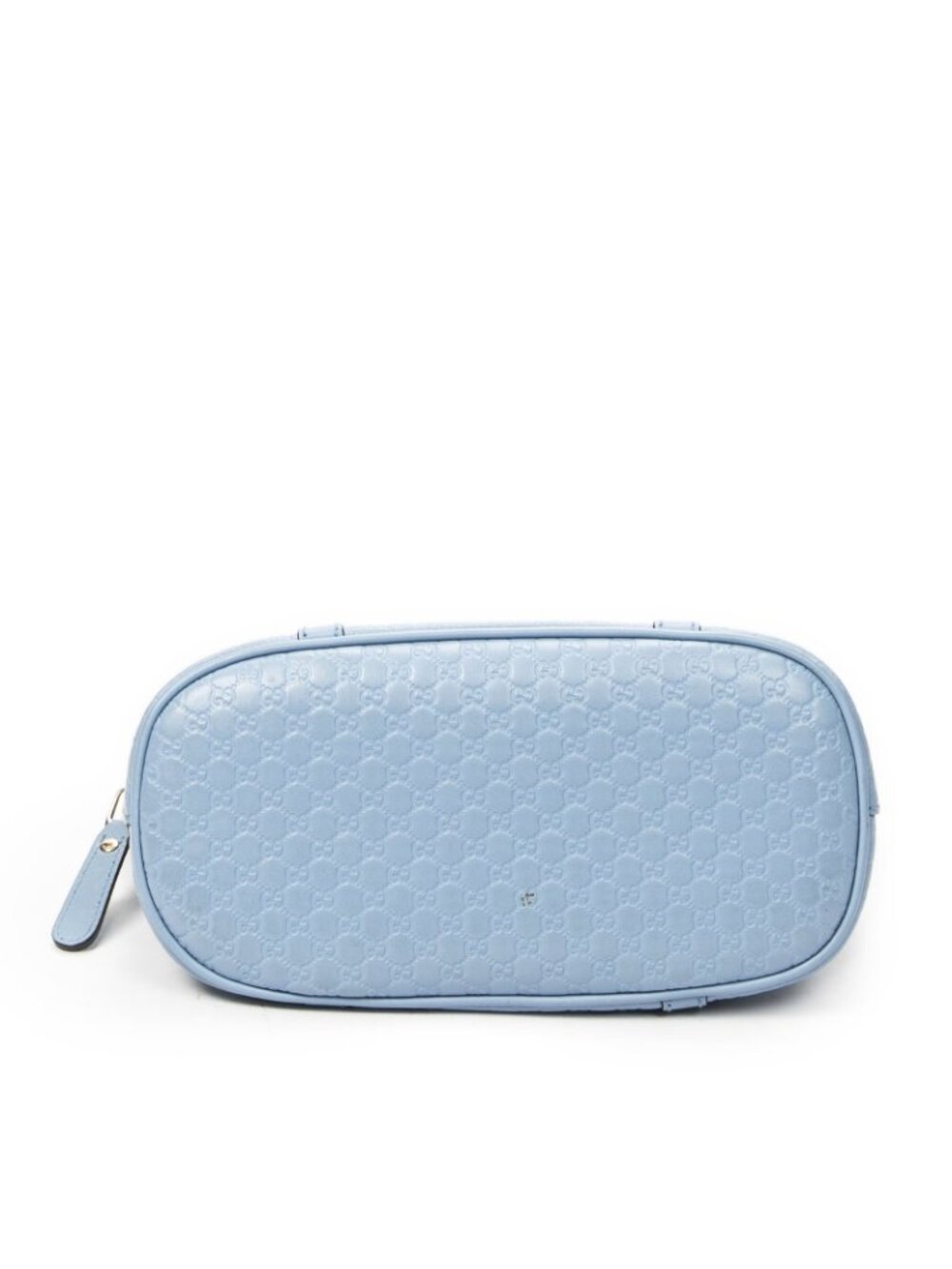 Gucci Mini Dome Tote Blue Guccissima - Picture 6 of 10